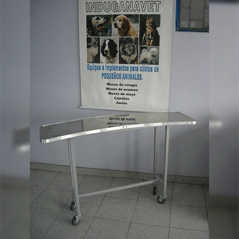 Mesa riñonera para mascotas